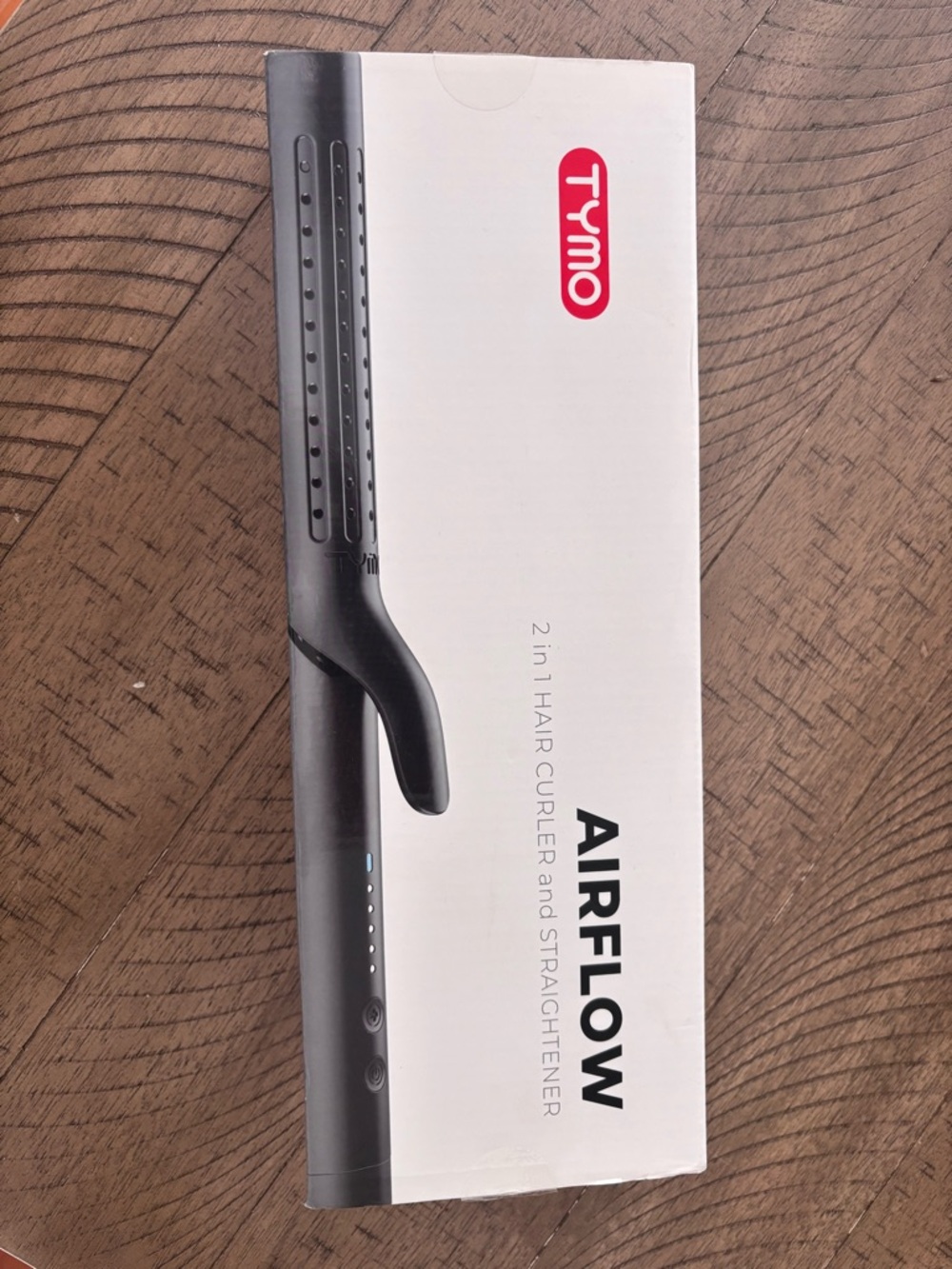 TYMO Airflow 2-in-1 Hair Curler & Straightener - Black